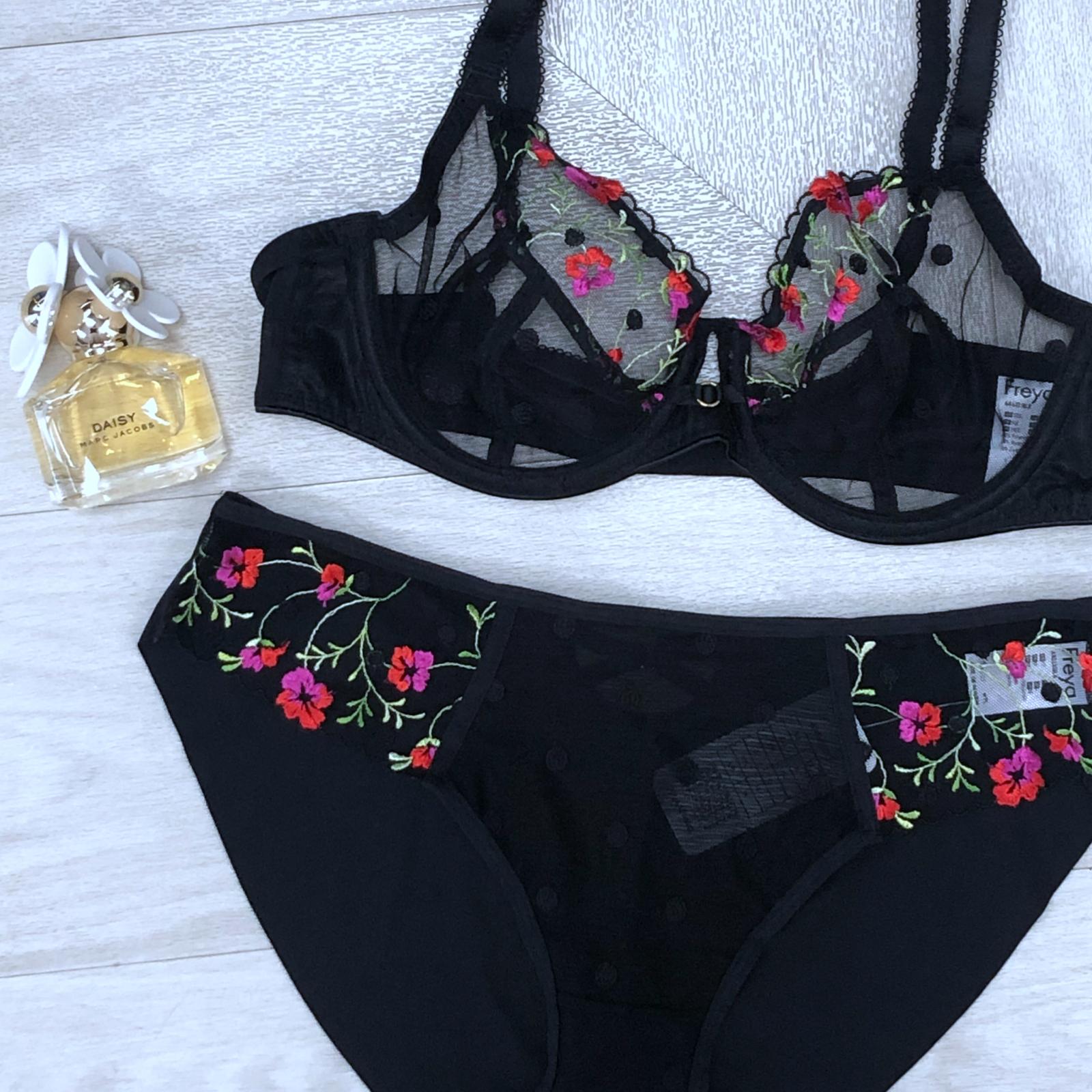 Freya Black Awakening Plunge Underwire Bra