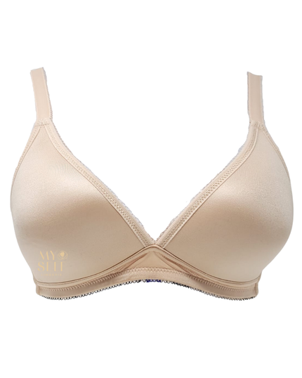Dominique 5400 Sara Latte Molded Wire Free Bra myselflingerie.com