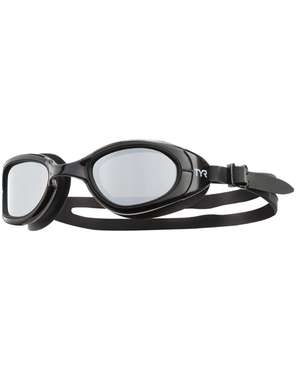 TYR LGSPS Black Femme Polarized Swim Goggles myselflingerie.com