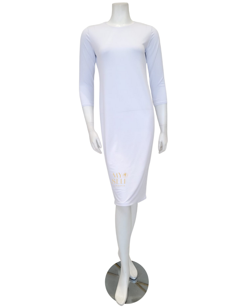 Undercover Waterwear MRS-L-B White Layering Shell Dress myselflingerie.com