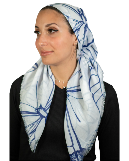 Tie Ur Knot Ocean Blue Butterfly Triangle with Full Non Slip Grip myselflingerie.com