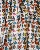 Nicsessories Rainbow Butterfly Print Square Scarf