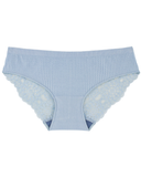 D001306 Lottie Soft Blue Organic Cotton Bikini