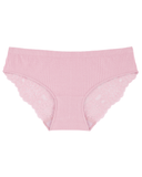 D001306 Lottie Soft Pink Organic Cotton Bikini