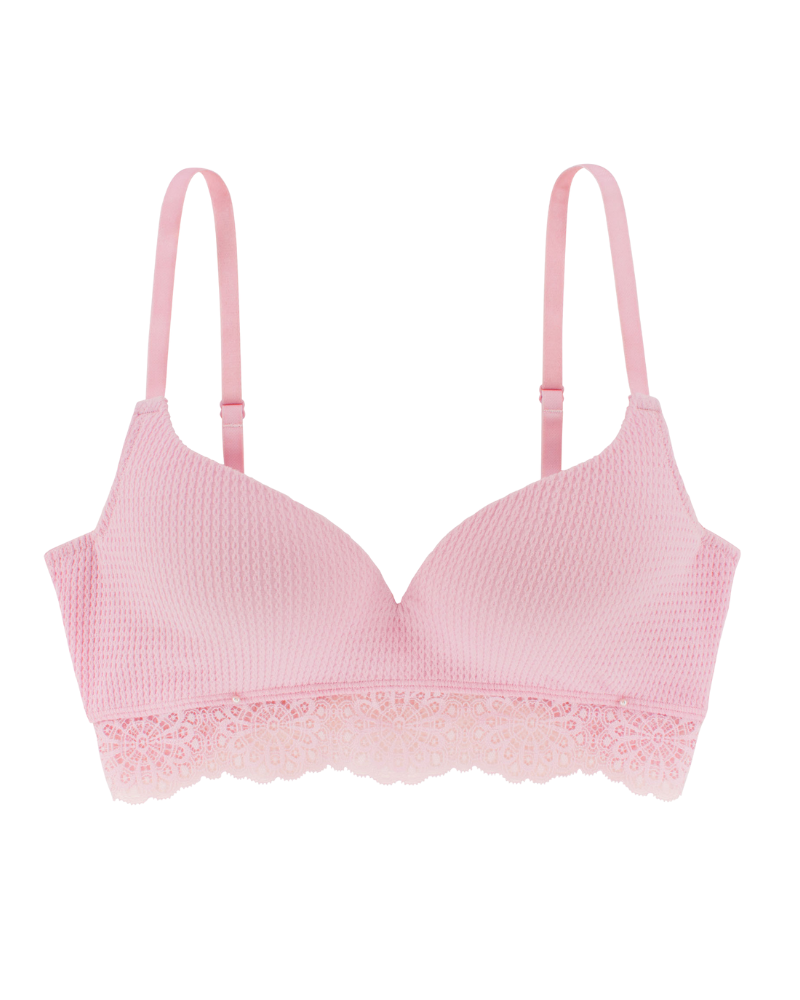 Dorina D001304 Lottie Soft Pink Molded Wire Free Bralette myselflingerie.com