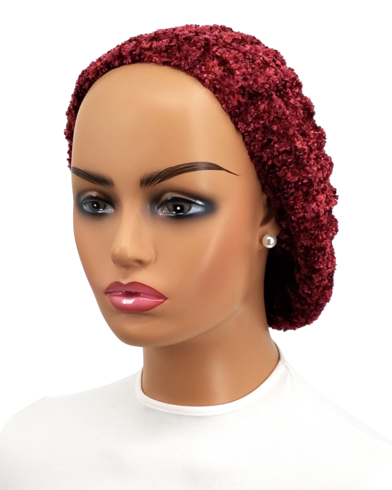 Lucy & Olivia LCOLSPCKSN Burgundy Melange Speckled Lined Chenille myselflingerie.com