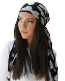 Scarf Bar White Butterfly Square Scarf