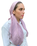 Scarf Bar Lilac Premium Solid Square Scarf