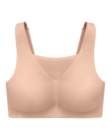 Glamorise 1066 Cafe No Bounce Camisole Sports Wire Free Bra myselflingerie.com