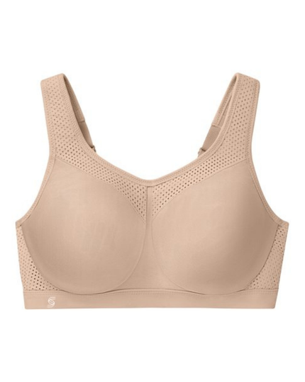 Glamorise 9066 Cafe High Impact Sports Underwire Bra myselflingerie.com