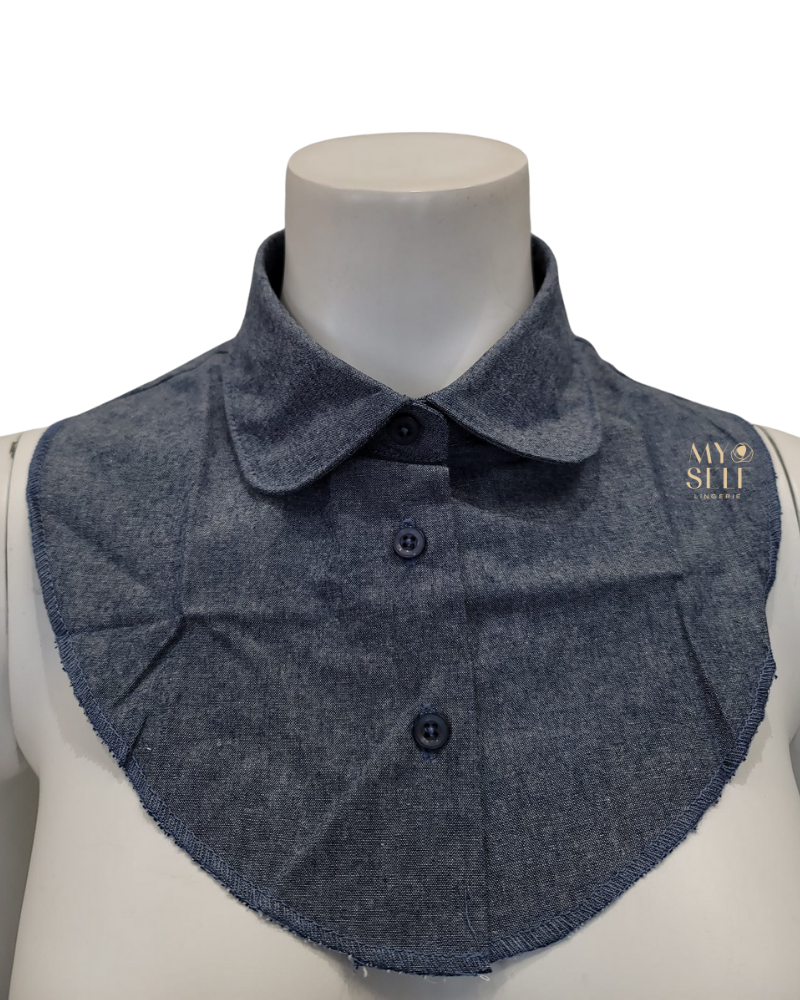 Blooks Pink 9143 Chambray Denim Peter Pan Collar with Extension  myselflingerie.com