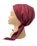 Lizi Headwear Burgundy Willow Pre-Tied Bandanna