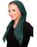 Tie Ur Knot Solid Hunter Green Triangle with Full Non Slip Grip myselflingerie.com