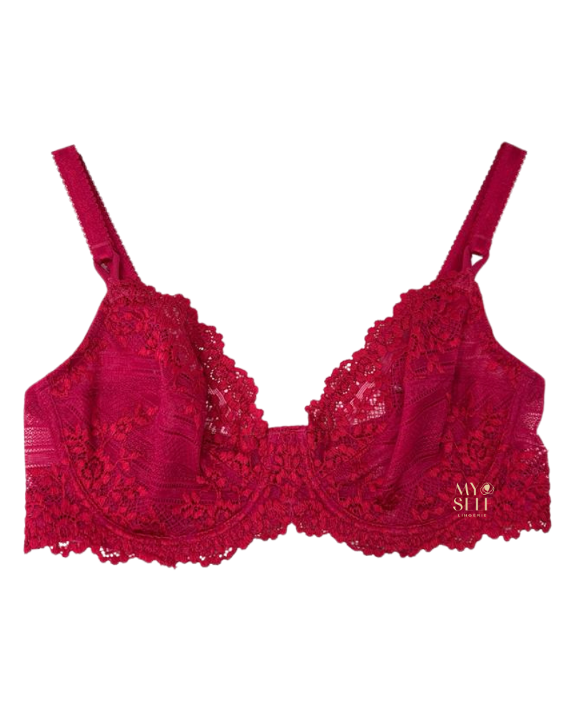 Wacoal Embrace Lace Underwire Persian Red 65191 - ShopperBoard