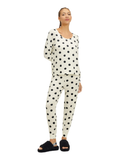 UGG White/Black Dot Jersey Birgit Pajamas Set II