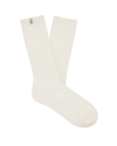 UGG 1014832 White Rib Knit Slouchy Crew Socks myselflingerie.com