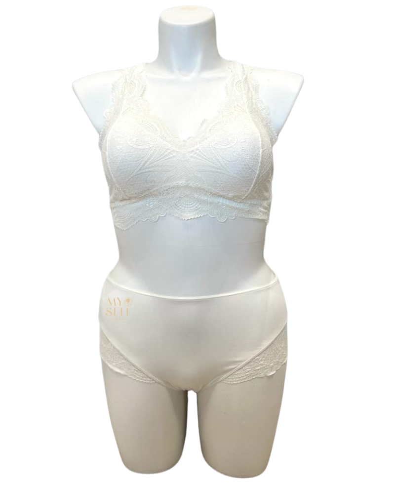 Fleur't 612 + 606 Chantilly Belle Opoque Bralette & Panty Set myselflingerie.com