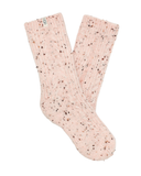 UGG 1131330 Pink Ice Speckled Radell Cable Knit Crew Socks myselflingerie.com