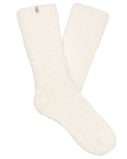 UGG 1133030 Cream Teddi Cozy Crew Socks myselflingerie.com