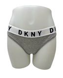 DK4513 Heather Grey Wide Waistband DKNY Cotton Bikini