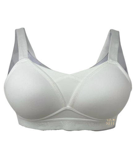 You 100-411 White Joy Wire Free Molded Bra myselflingerie.com