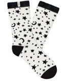 UGG White Celestial Josephine Fleece Lined Crew Socks