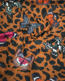 Nicsessories Animal Print Butterfly Pre-Tied Bandanna with Full Non Slip Grip myselflingerie.com