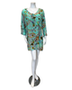 Furstenberg 286/31605 Turquoise Watercolor Swim Cover Up myselflingerie.com