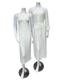 Rya Collection Ivory True Love Gown & Robe Set