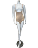 Body Beautiful 1385 Nude Open Bust Double Front Panel Bodysuit myselflingerie.com