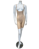 Body Beautiful 1384 Nude Open Bust Bodysuit with Legs myselflingerie.com