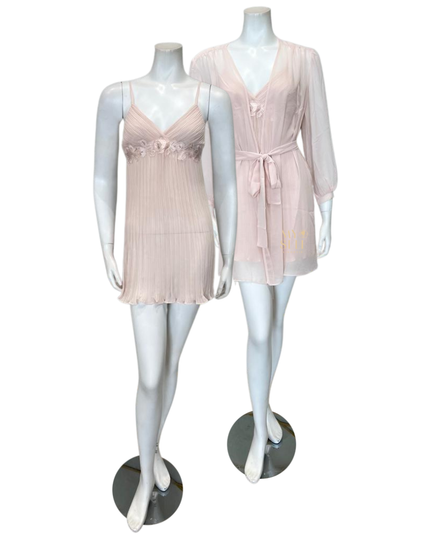 Rya Collection 704 + 706 Blush True Love Chemise & Wrap Set myselflingerie.com