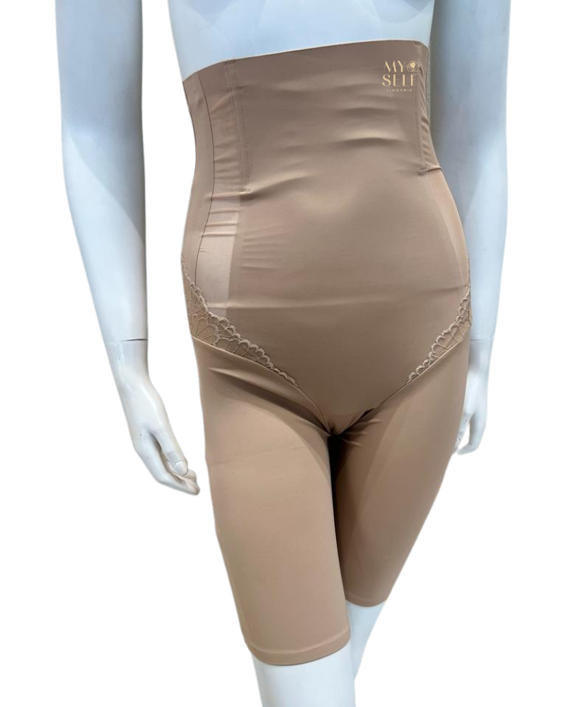 Va Bien 881 Nude Firm Control Hi Waisted Girdle with Legs myselflingerie.com