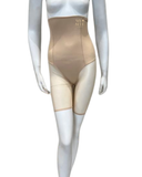 Body Beautiful 1370 Nude Hi Waisted Double Front Panel Shaper with Legs myselflingerie.com