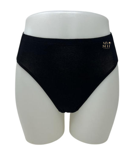 Elita EL4040 Black Cotton Hipster myselflingerie.com