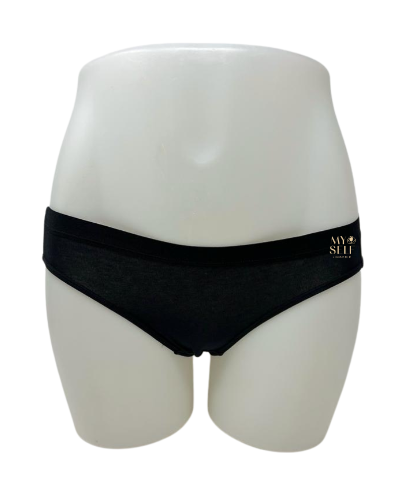 Elita EL2000 Black Cotton Bikini myselflingerie.com