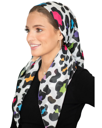 Tie Ur Knot Vibrant Cheetah Spots Adjustable Pre-Tied Bandanna with Full Non Slip Grip myselflingerie.com