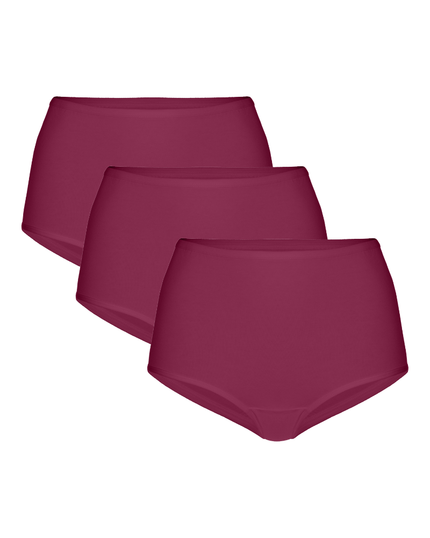 Gemsli 3305 Berry Cotton Briefs 3 Pk myselflingerie.com