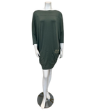 Oh! Zuza H23 Agave Green Modal Lounger Nightshirt with Pockets myselflingerie.com