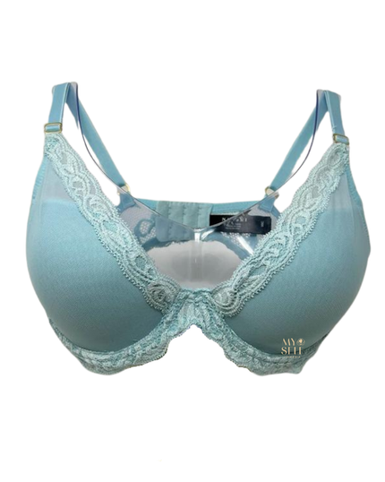 Natori 730023 Cyan Feathers Molded Underwire Bra myselflingerie.com