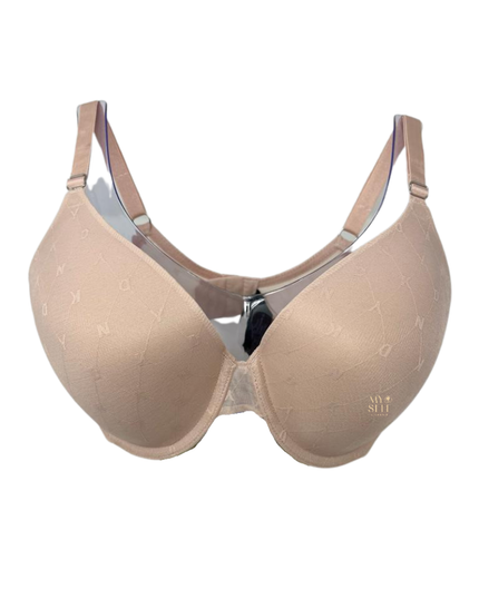 DKNY DK7501 Mesh Blush Full Coverage Underwire T Shirt Bra myselflingerie.com