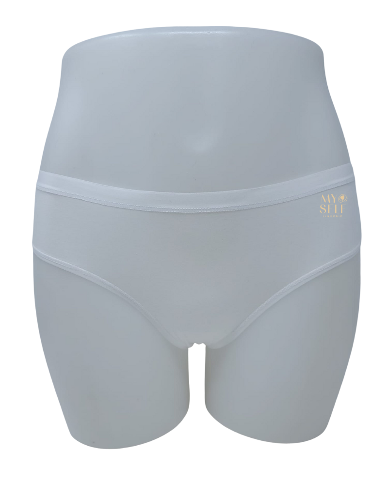 Calida 21175 #001 White Natural Comfort Cotton Hipster myselflingerie.com