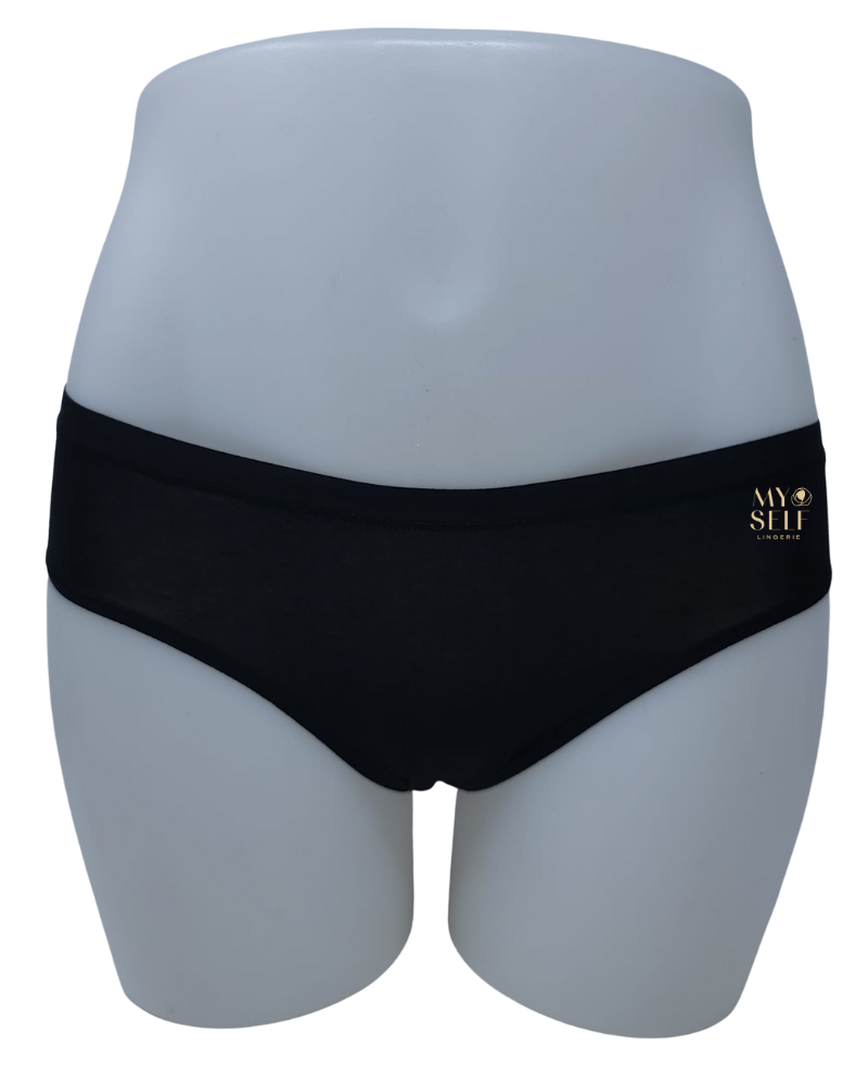 Calida 21175 #992 Black Natural Comfort Cotton Hipster myselflingerie.com