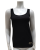 Calida 12175 #992 Black Sleeveless Cotton Undershirt Tank Top myselflingerie.com