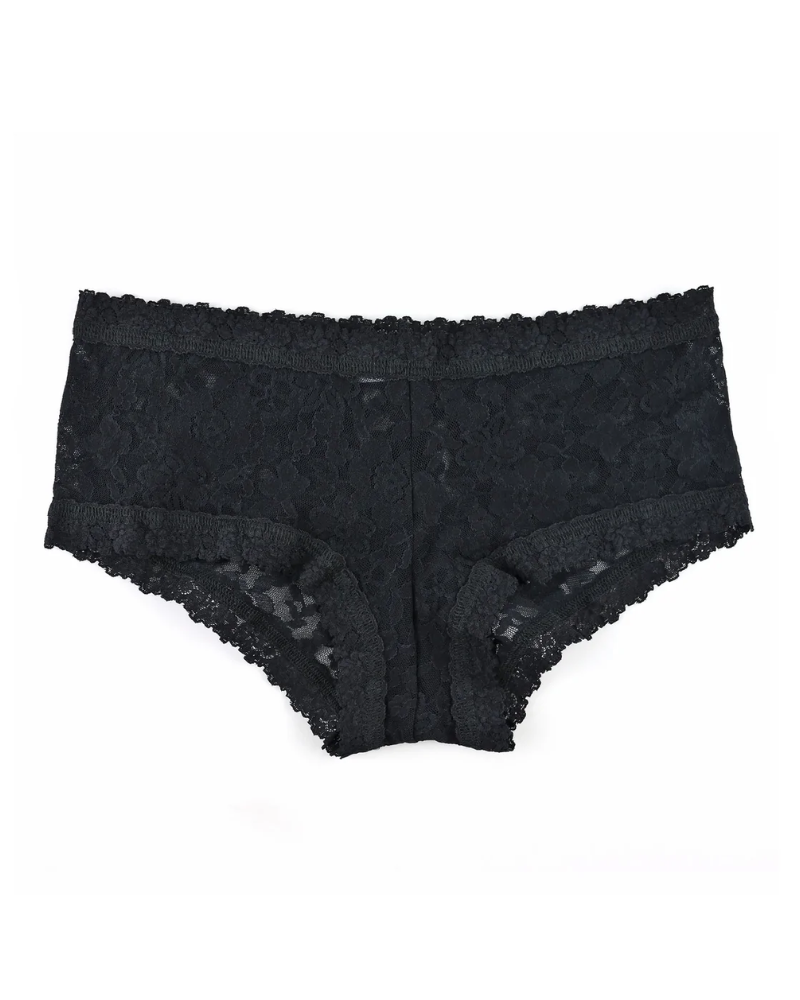 Hanky Panky 771201 Black Daily Lace Boyshort myselflingerie.com