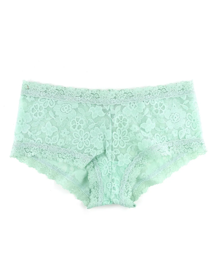 Hanky Panky 771201 Cool Sage Green Daily Lace Boyshort myselflingerie.com