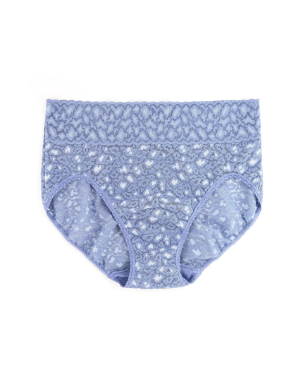 Hanky Panky 7J2461 Stonewash/Serenity Blue X Dye Leopard French Brief myselflingerie.com
