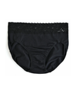 Hanky Panky 892461 Black Supima Cotton French Brief myselflingerie.com