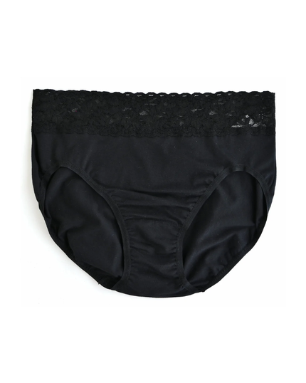 Hanky Panky 892461 Black Supima Cotton French Brief myselflingerie.com