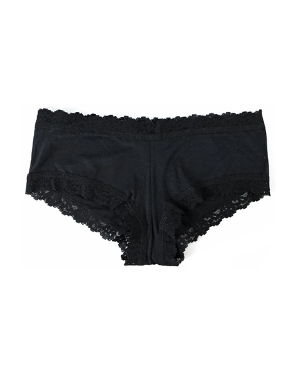 Hanky Panky 891281 Black Cotton Boyshort myselflingerie.com